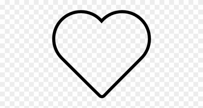 Heart Shaped Clipart Hollow Heart - Heart Shaped Clipart Hollow Heart #1515954