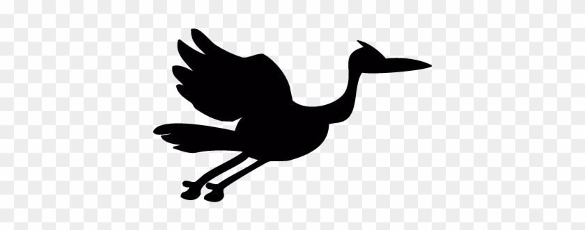 Flying Stork Vector - Flying Stork Vector #1515977