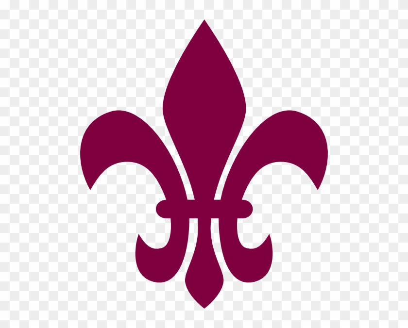 Magenta Fleur De Lis Clip Art - Magenta Fleur De Lis Clip Art #1516503