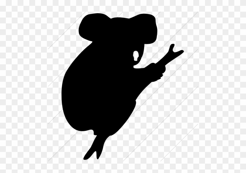 Animals Koala Bear Icon Simple Black - Animals Koala Bear Icon Simple Black #1516638