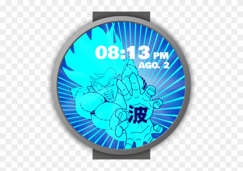 Dragon Ball Z Kamehameha Blue Variant Watch Face Preview - Dragon Ball Z Kamehameha Blue Variant Watch Face Preview #1516736