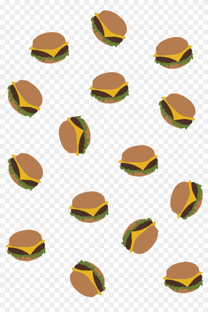 Hungry Zipper Transparent Burger Pattern - Hungry Zipper Transparent Burger Pattern #1516754