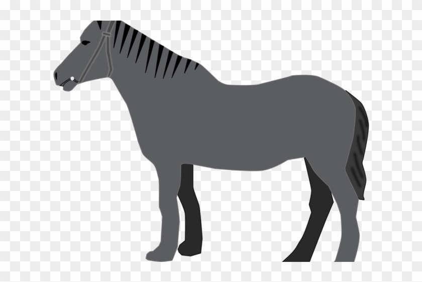 Stallion Clipart Gray Horse - Stallion Clipart Gray Horse #1516811