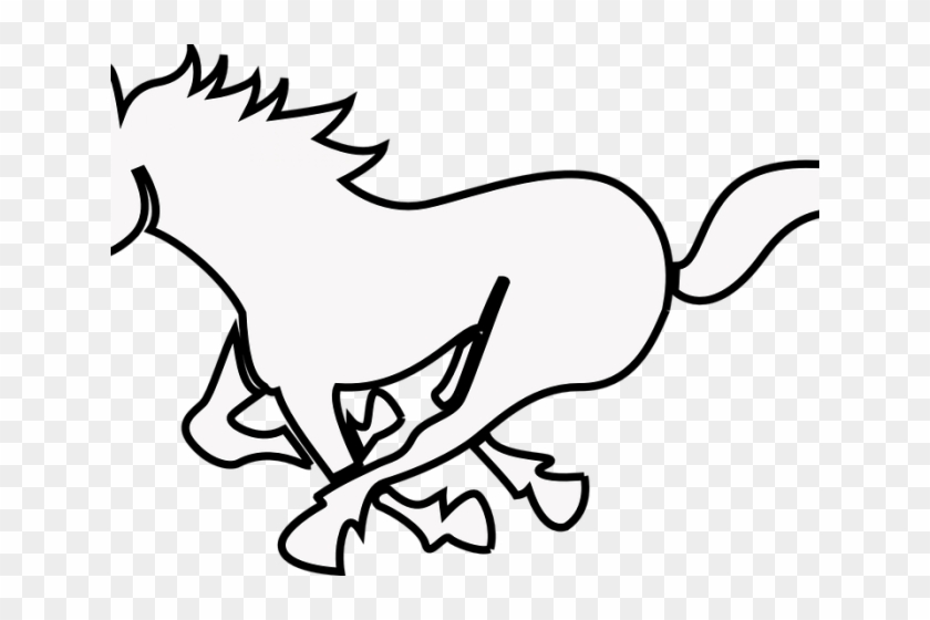 Stallion Clipart Horse Outline - Stallion Clipart Horse Outline #1516814