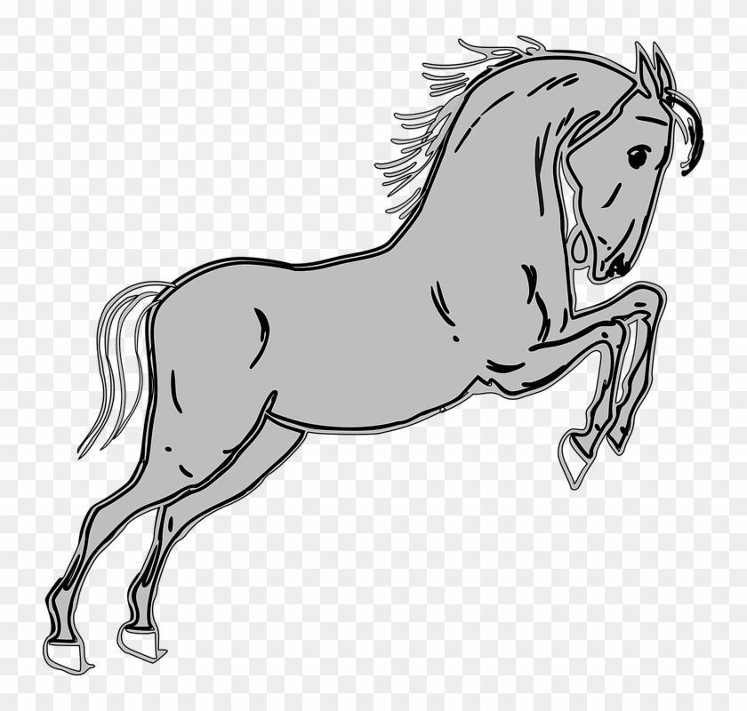 Pony Clipart Grey Horse - Pony Clipart Grey Horse #1516820