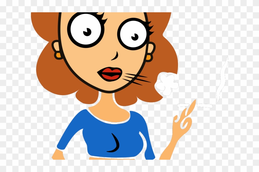 Smoking Clipart Cartoon Person - Smoking Clipart Cartoon Person #1516860