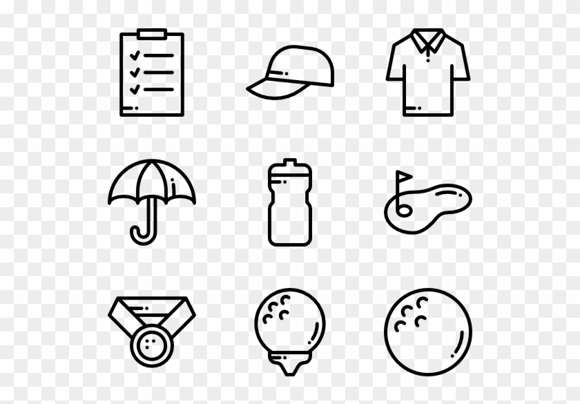 Golf Ball Vector Png - Golf Ball Vector Png #1516982