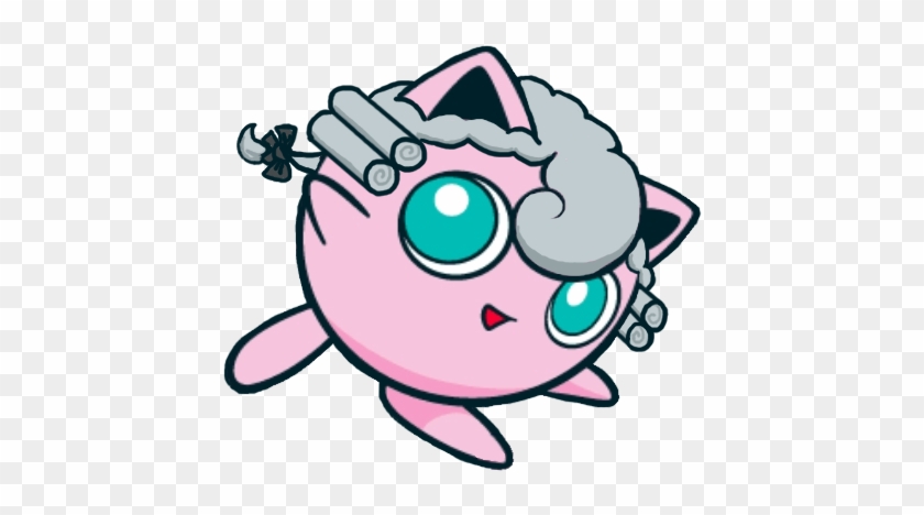 Jigglypuff Wearing A Powdered Wig - Jigglypuff Wearing A Powdered Wig #1517035