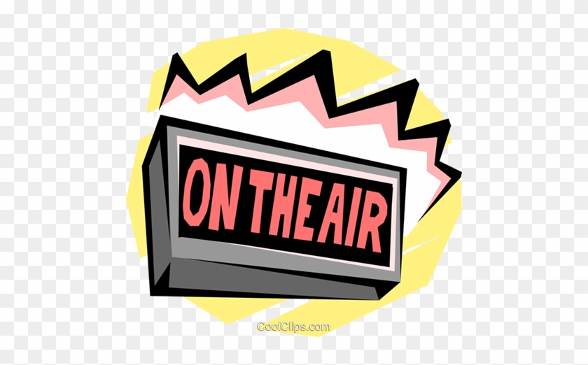On-air Monitor Royalty Free Vector Clip Art Illustration - On-air Monitor Royalty Free Vector Clip Art Illustration #1517213