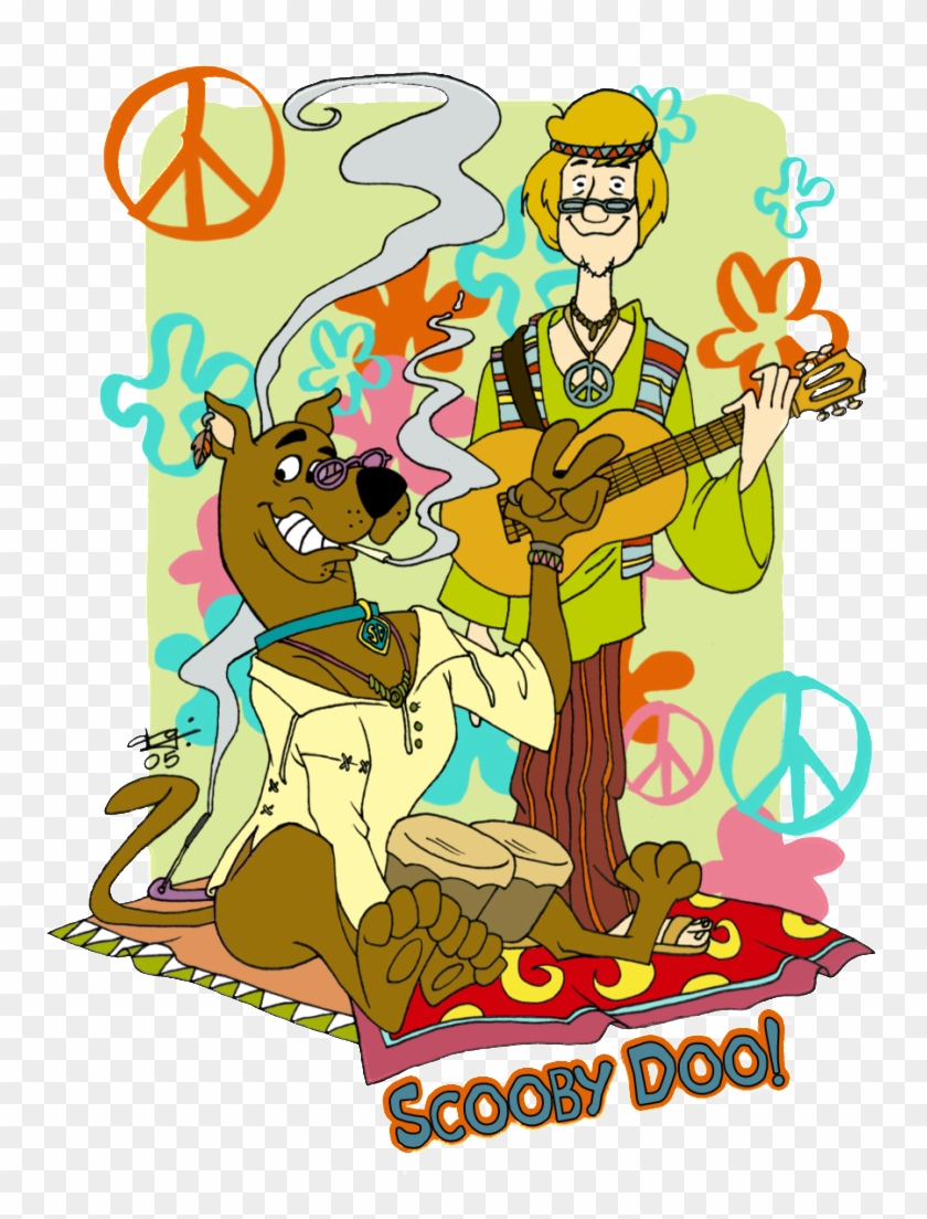 Scooby Doo And Shaggy Peace Out Man - Scooby Doo And Shaggy Peace Out Man #1517627