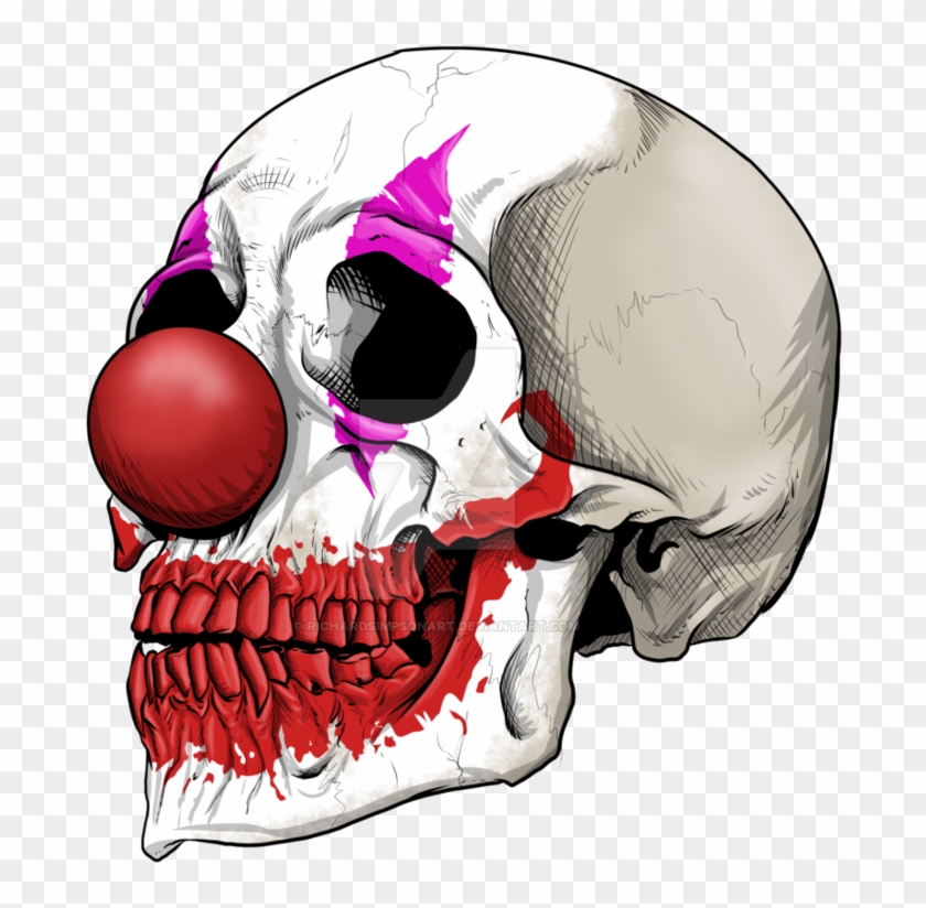Clown By Richardsimpsonart On - Clown By Richardsimpsonart On #1517911