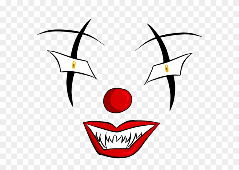 Clip Art Creepy Clown Makeup - Clip Art Creepy Clown Makeup #1517920