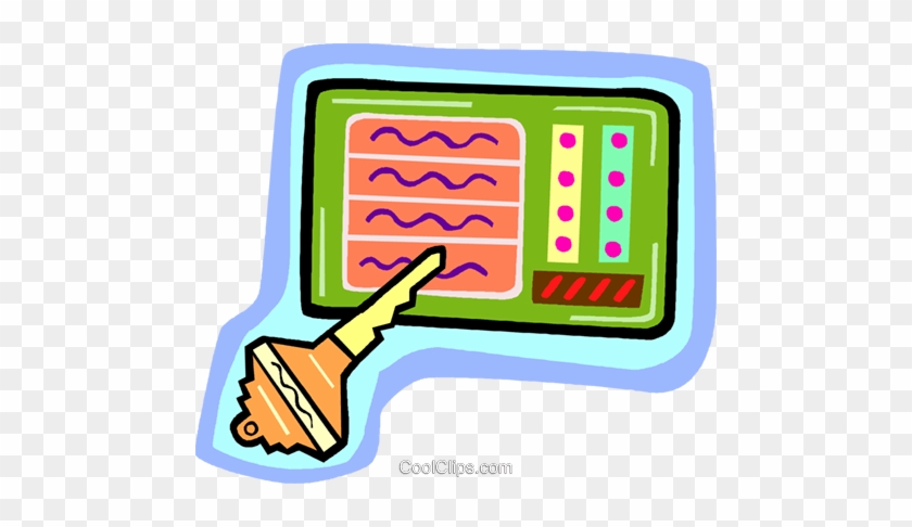 Lottery Ticket Royalty Free Vector Clip Art Illustration - Lottery Ticket Royalty Free Vector Clip Art Illustration #1517976