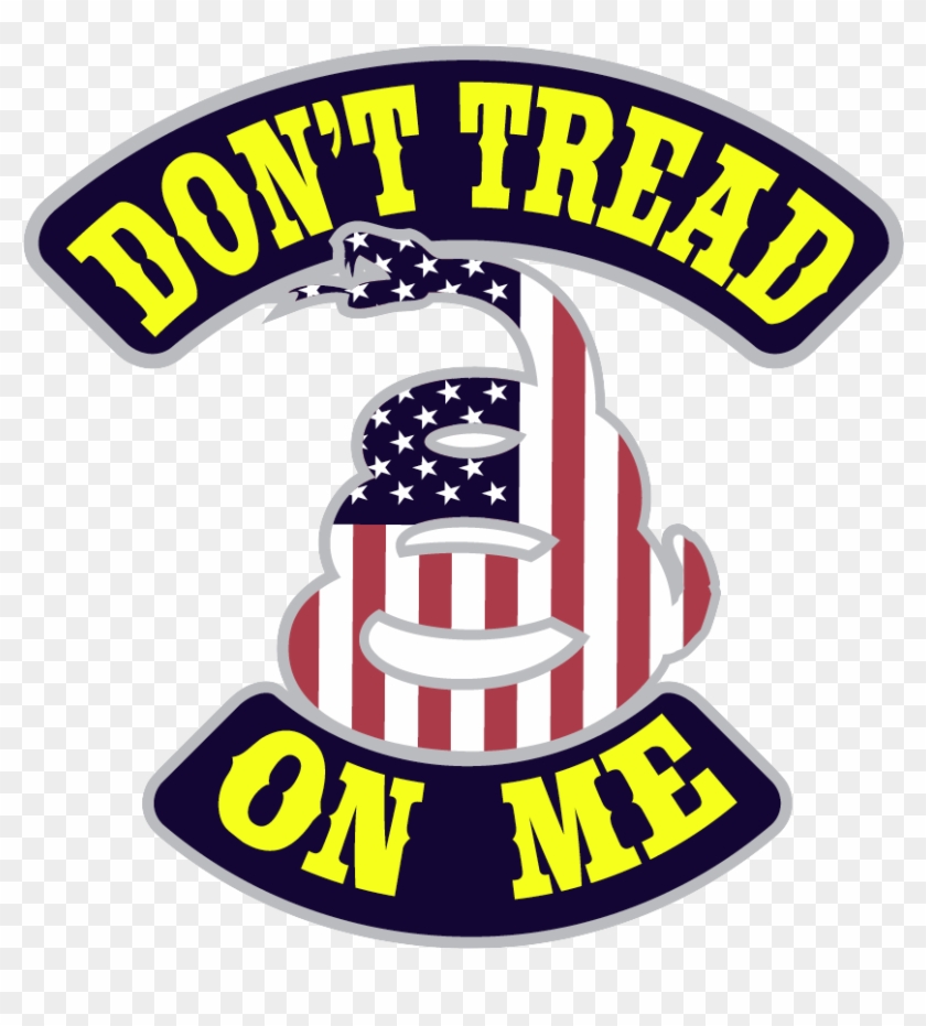 Stars & Stripes Don't Tread On Me Window Decal - Stars & Stripes Don't Tread On Me Window Decal #1518180