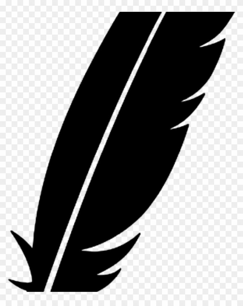 Free Feather Clip Art Feather Silhouette Sticker Free - Free Feather Clip Art Feather Silhouette Sticker Free #1518375