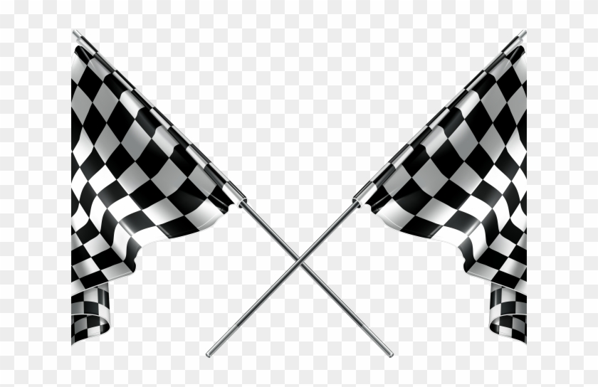 Drawn Race Car Race Flag - Drawn Race Car Race Flag #1518550