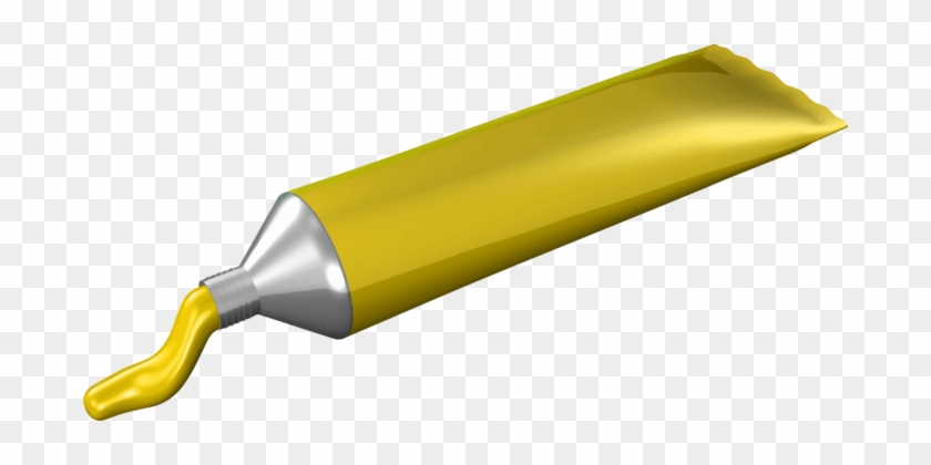 Yellow Color Paint Tube Computer Icons - Yellow Color Paint Tube Computer Icons #1518625