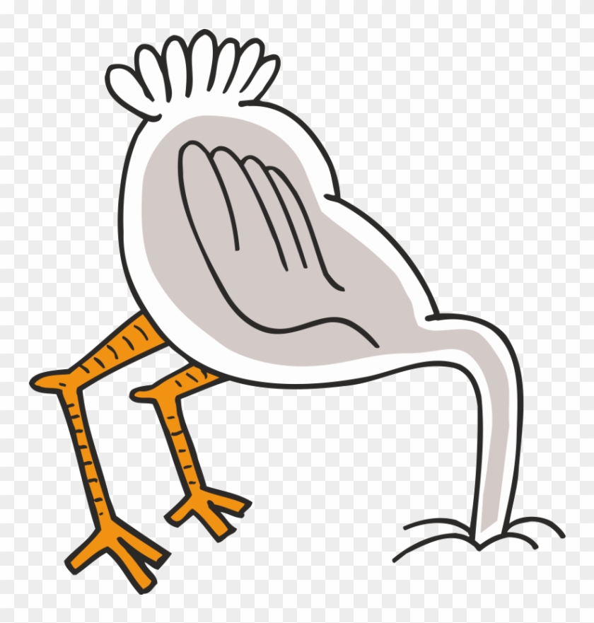 Png Transparent Stock Ostrich Head In Sand Clipart - Png Transparent Stock Ostrich Head In Sand Clipart #1518753