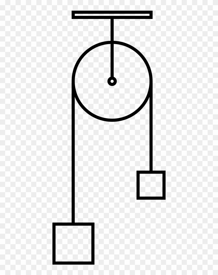 Pulley Simple Machine Clip Art - Pulley Simple Machine Clip Art #1519048