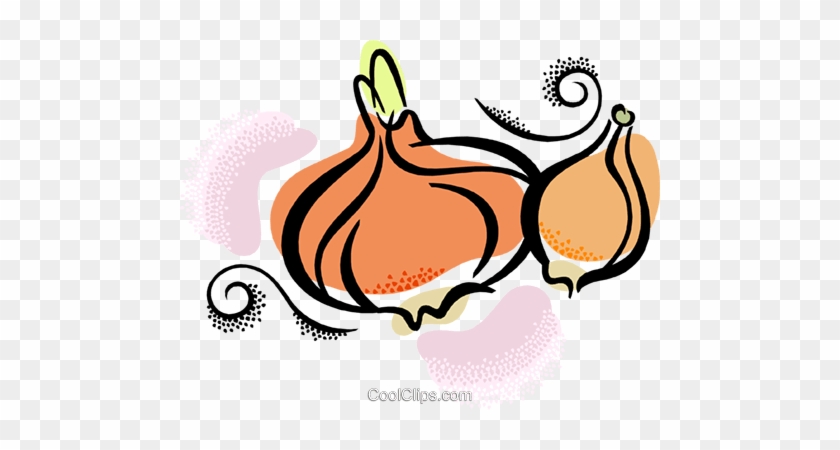 Onions Royalty Free Vector Clip Art Illustration - Onions Royalty Free Vector Clip Art Illustration #1519079