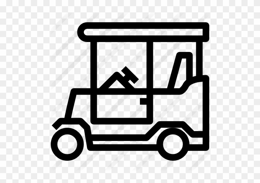 Golf Cart Free Icon - Golf Cart Free Icon #1519444