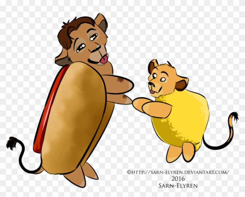 Hotdog Hodari And Lemon Child By Sarn-elyren On Deviantart - Hotdog Hodari And Lemon Child By Sarn-elyren On Deviantart #1519665