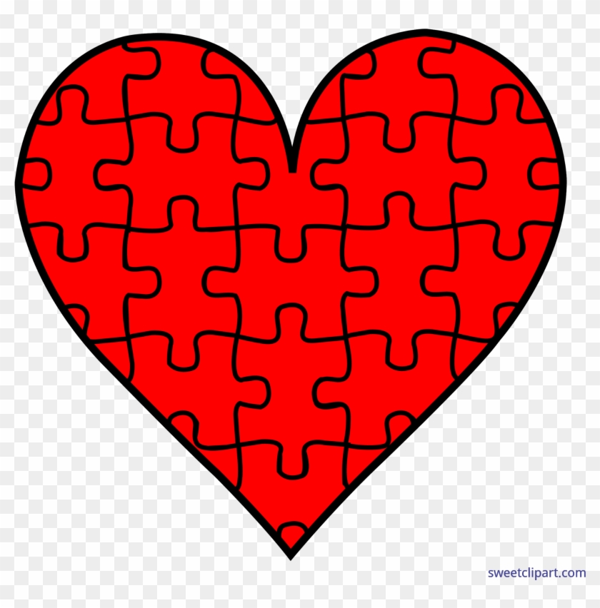 Valentines Symbols Puzzle Clip Art Sweet - Valentines Symbols Puzzle Clip Art Sweet #1520092