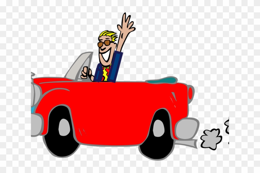 Driving Car Clipart - Driving Car Clipart #1520095