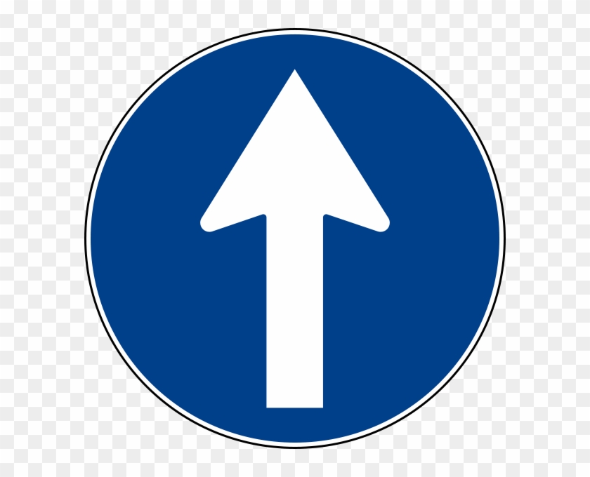 File Italian Traffic Signs Direzione Obbligatoria Dritto - File Italian Traffic Signs Direzione Obbligatoria Dritto #1520971
