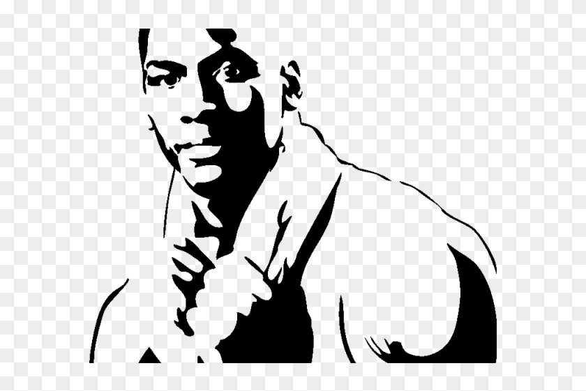 Michael Jordan Clipart Stencil - Michael Jordan Clipart Stencil #1521089