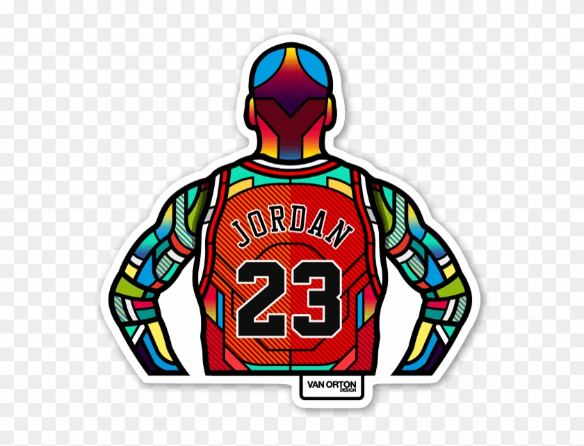 Download Jordan Stickers Psychedelic Art Michael Jordan - Download Jordan Stickers Psychedelic Art Michael Jordan #1521092