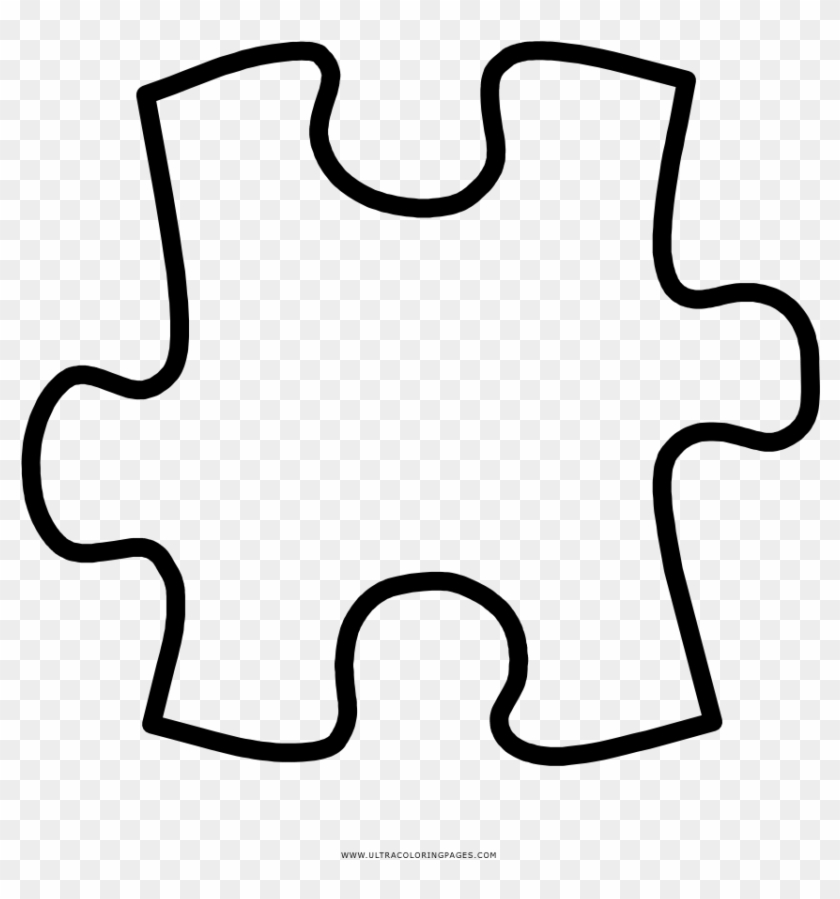 Puzzle Piece Coloring Page - Puzzle Piece Coloring Page #1521276