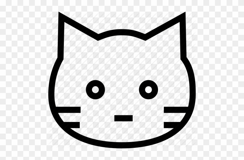 Clip Art Cartoon Cat Face - Clip Art Cartoon Cat Face #1521406