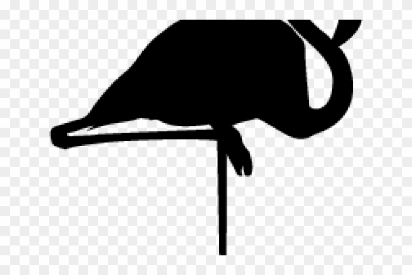 Flamingo Clipart Black And White - Flamingo Clipart Black And White #1521913