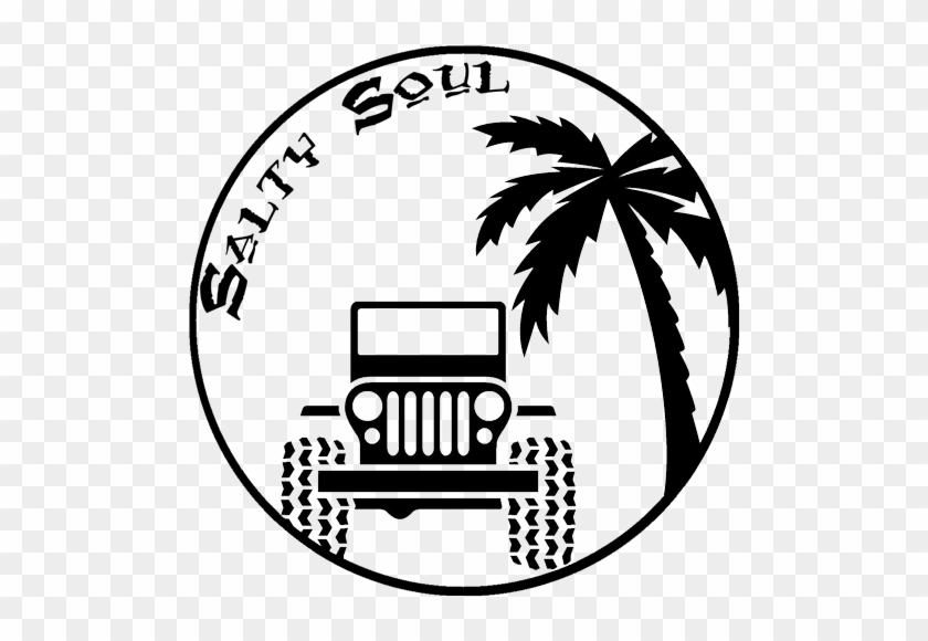 Saltysoul-circle Vinyl Decals, Silhouette Cameo, Jeeps, - Saltysoul-circle Vinyl Decals, Silhouette Cameo, Jeeps, #1521967