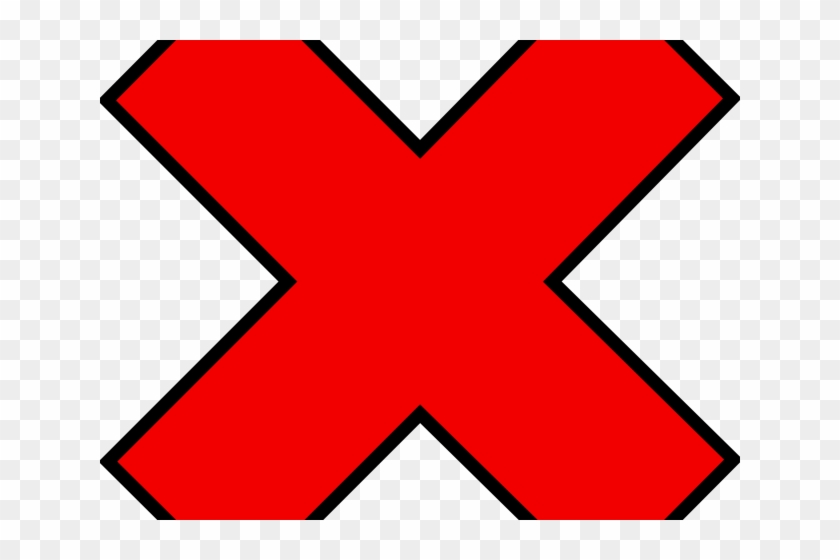 Red Cross Mark Clipart Wrong Answer - Red Cross Mark Clipart Wrong Answer #1522169