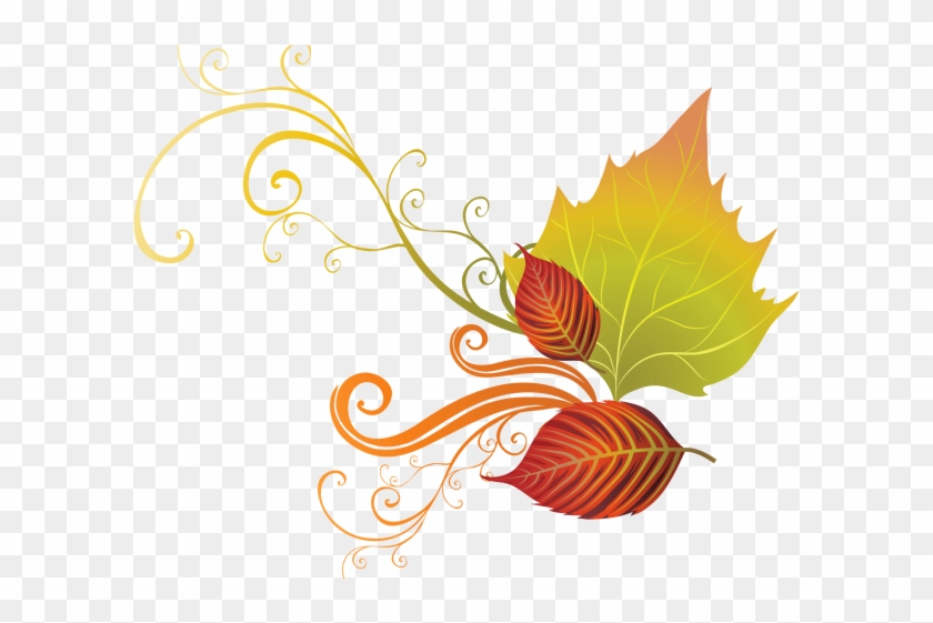 Autumn Leaves Clipart Corner Border - Autumn Leaves Clipart Corner Border #1522275