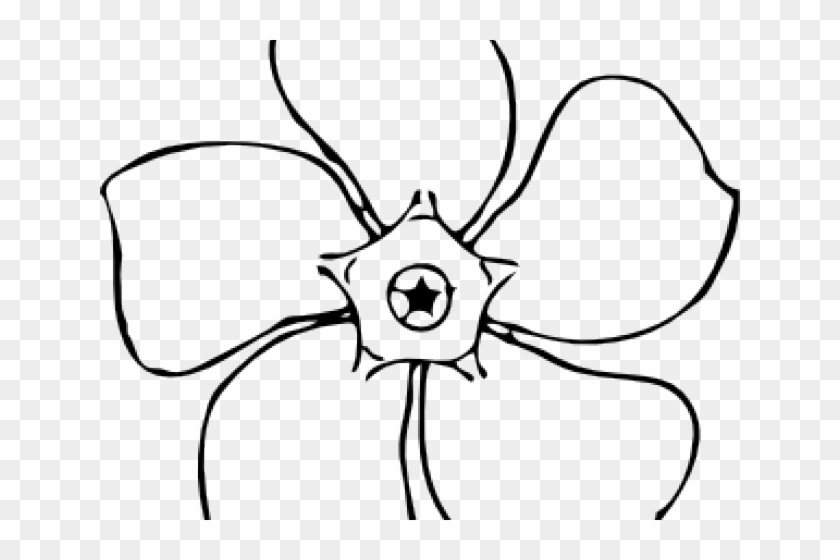 Flower Clipart Sketch - Flower Clipart Sketch #1522276