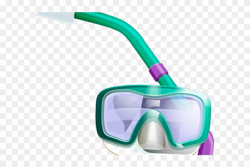 Flippers Clipart Goggles - Flippers Clipart Goggles #1522478