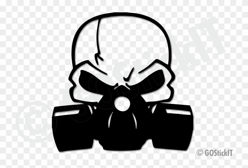 Skull Gas Mask Png Download - Skull Gas Mask Png Download #1522580