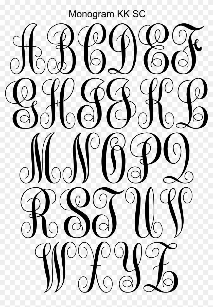 Monogrammed Wood Monogram Sample - Monogrammed Wood Monogram Sample #1522625