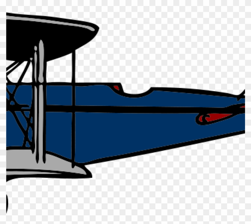 Biplane Clip Art Free Clipart Blue Biplane With Red - Biplane Clip Art Free Clipart Blue Biplane With Red #1522682