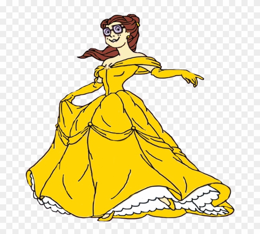 Belle Vector Princess Dress - Belle Vector Princess Dress #1522848