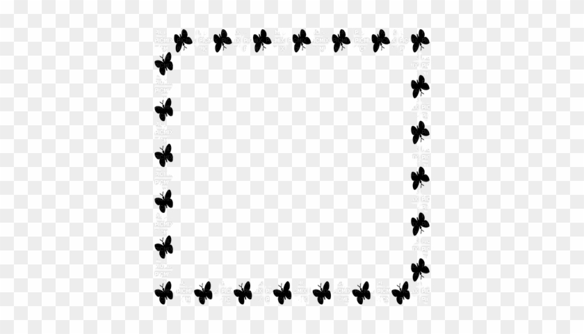 Butterfly Border Clipart 42424 Black/white Butterfly - Butterfly Border Clipart 42424 Black/white Butterfly #1522860