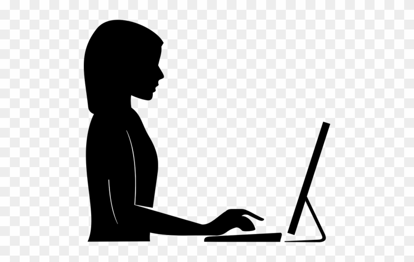 Female Side Silhouette - Female Side Silhouette #1523212