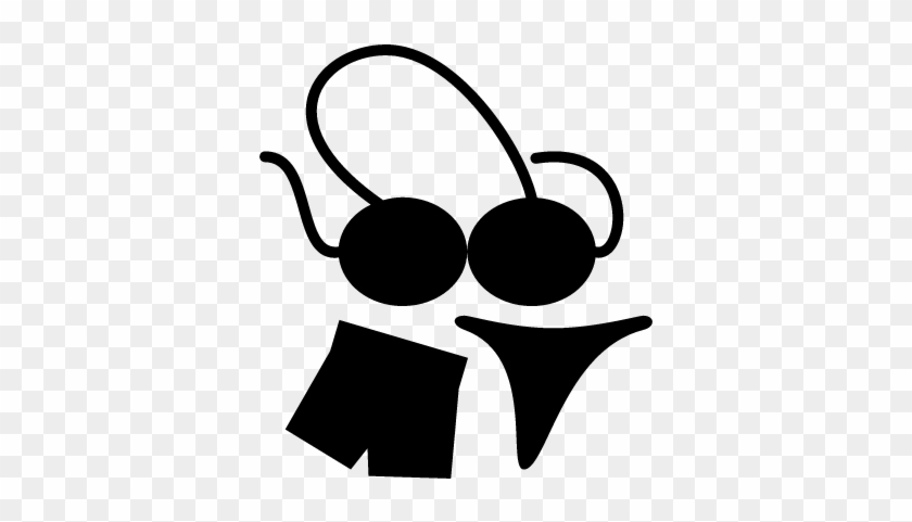 Female Bikini And Male Short For Spa Vector - Female Bikini And Male Short For Spa Vector #1523314