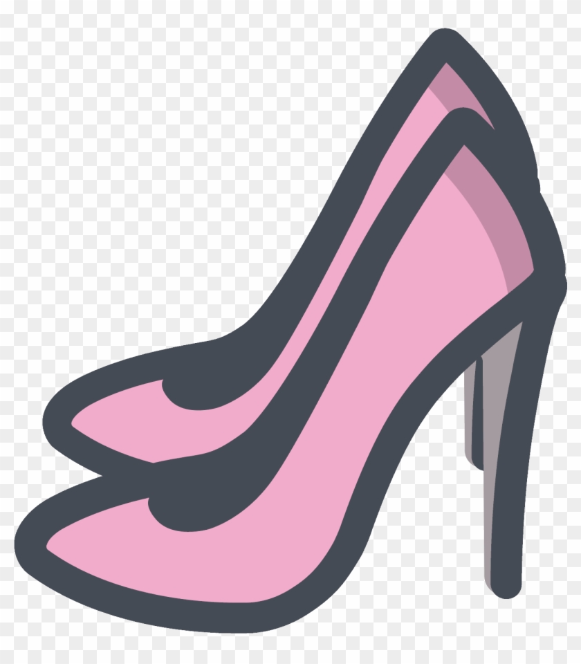 Women Shoes Clipart Pink Shoe - Women Shoes Clipart Pink Shoe #1523547