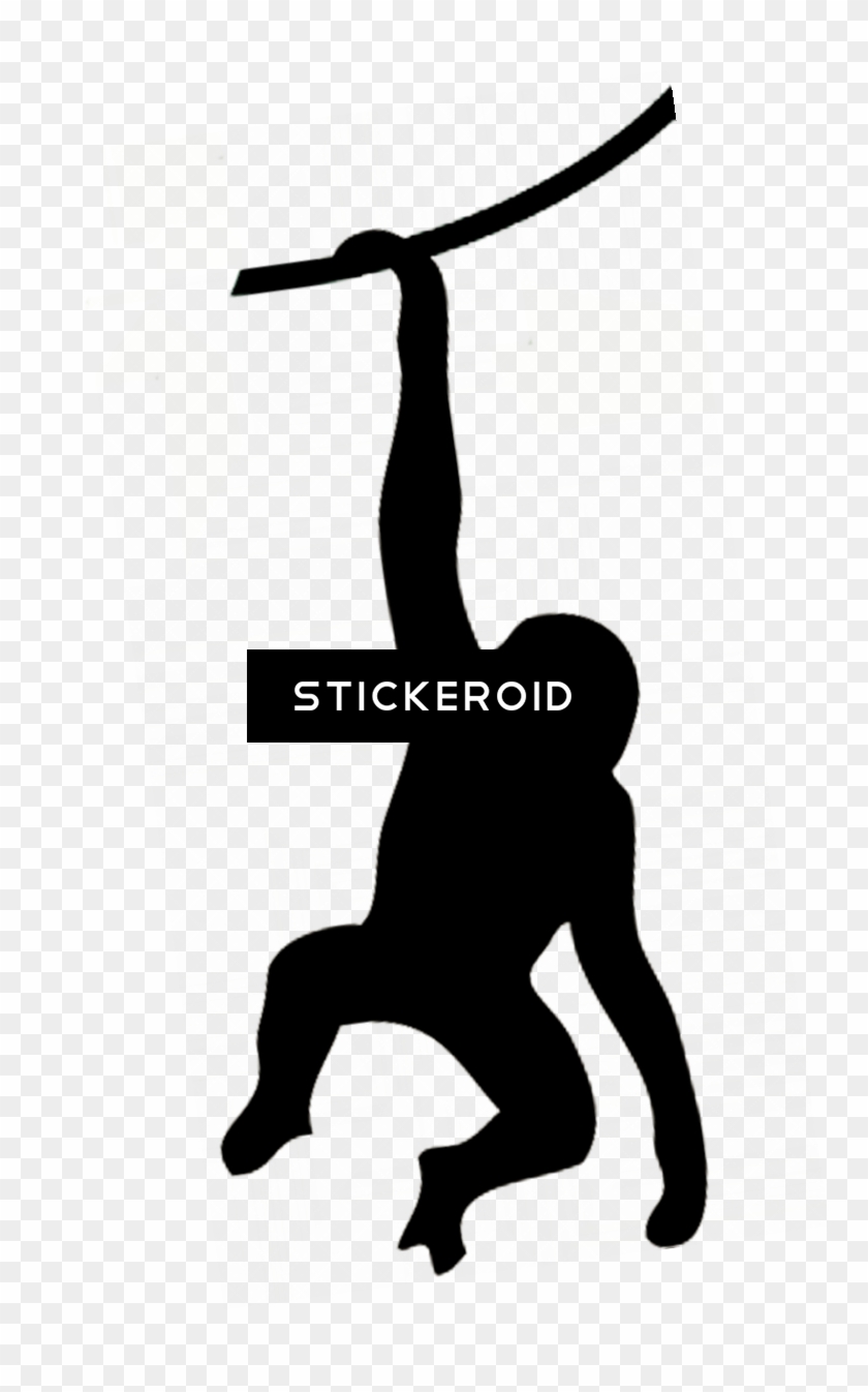 Silhouette Of Monkey - Silhouette Of Monkey #1523605