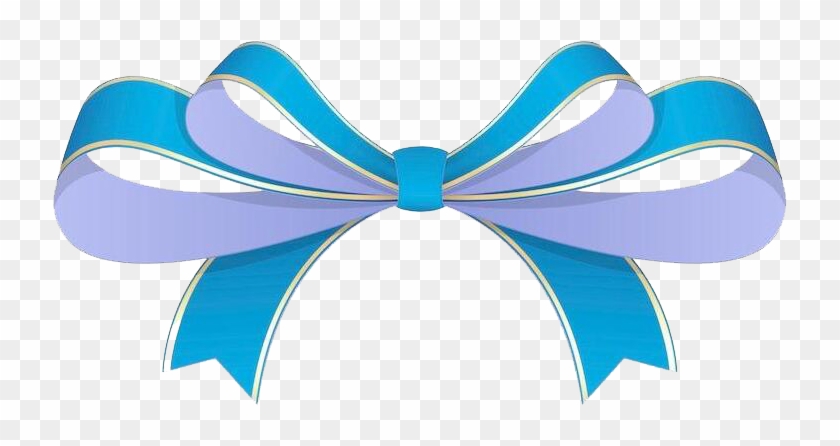 Ribbon Blue Shoelace Transprent - Ribbon Blue Shoelace Transprent #1523630