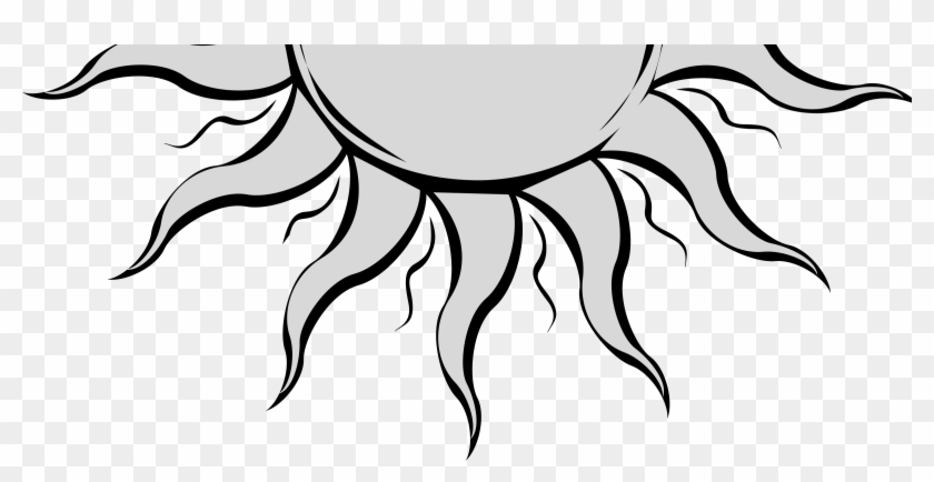Sun Clip Art Black And White - Sun Clip Art Black And White #1523847